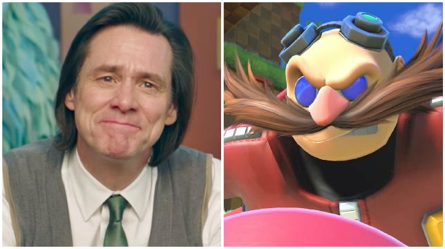 Jim Carrey è il Dr. Robotnik nel film di Sonic the Hedgehog
