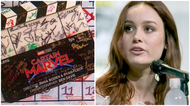 Captain Marvel: la protagonista Brie Larson annuncia l'ultimo ciak