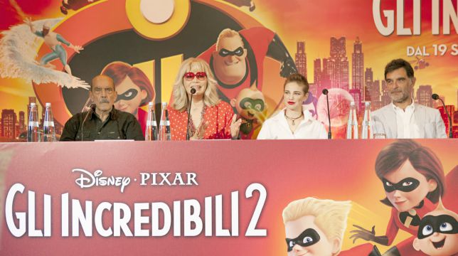 Gli incredibili 2 presentato a Roma da Bebe Vio e Amanda Lear
