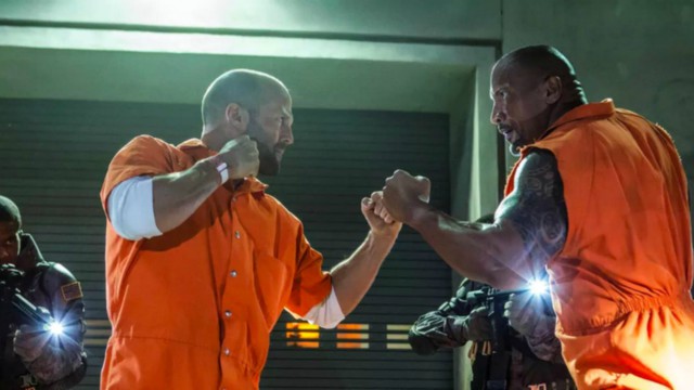 Jason Statham e Dwayne Johnson nella prima immagine di Hobbs and Shaw