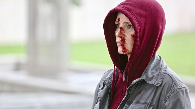 Jessica Chastain assassina sanguinante nell'action Eve, la prima immagine