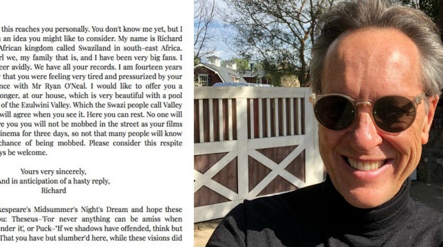 Richard E. Grant posta una letterina scritta alla Streisand a 14 anni e lei gli risponde