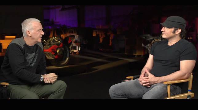 Alita - L'angelo della battaglia, James Cameron e Robert Rodriguez discutono del film in un video