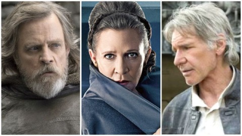 Mark Hamill deluso per la mancata reunion di Han, Luke e Leia nei nuovi Star Wars