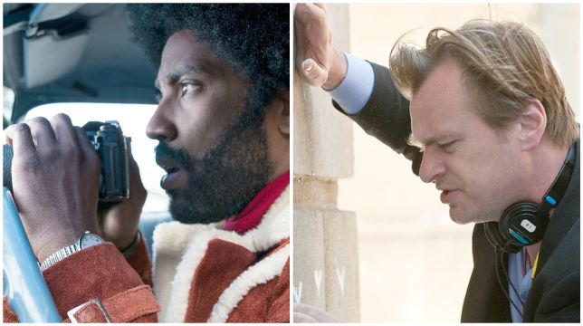 John David Washington con Christopher Nolan dopo Blackkklansman