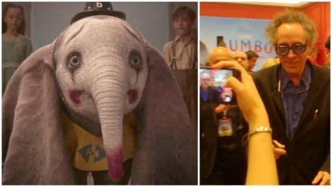 Tim Burton a Roma presenta il suo Dumbo: "La scelta era tra rifare quello o il Gatto venuto dallo spazio"