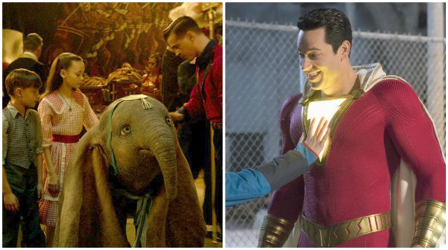 Dumbo resiste a Shazam appena uscito in Italia: chi vincerà nel weekend?