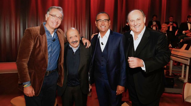 Maurizio Costanzo Show: ospiti di stasera Paolo Bonolis, Carlo Conti e Gerry Scotti
