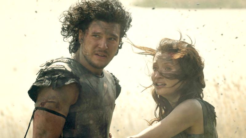 Pompei con Kit Harington Stasera in TV su Rai 2