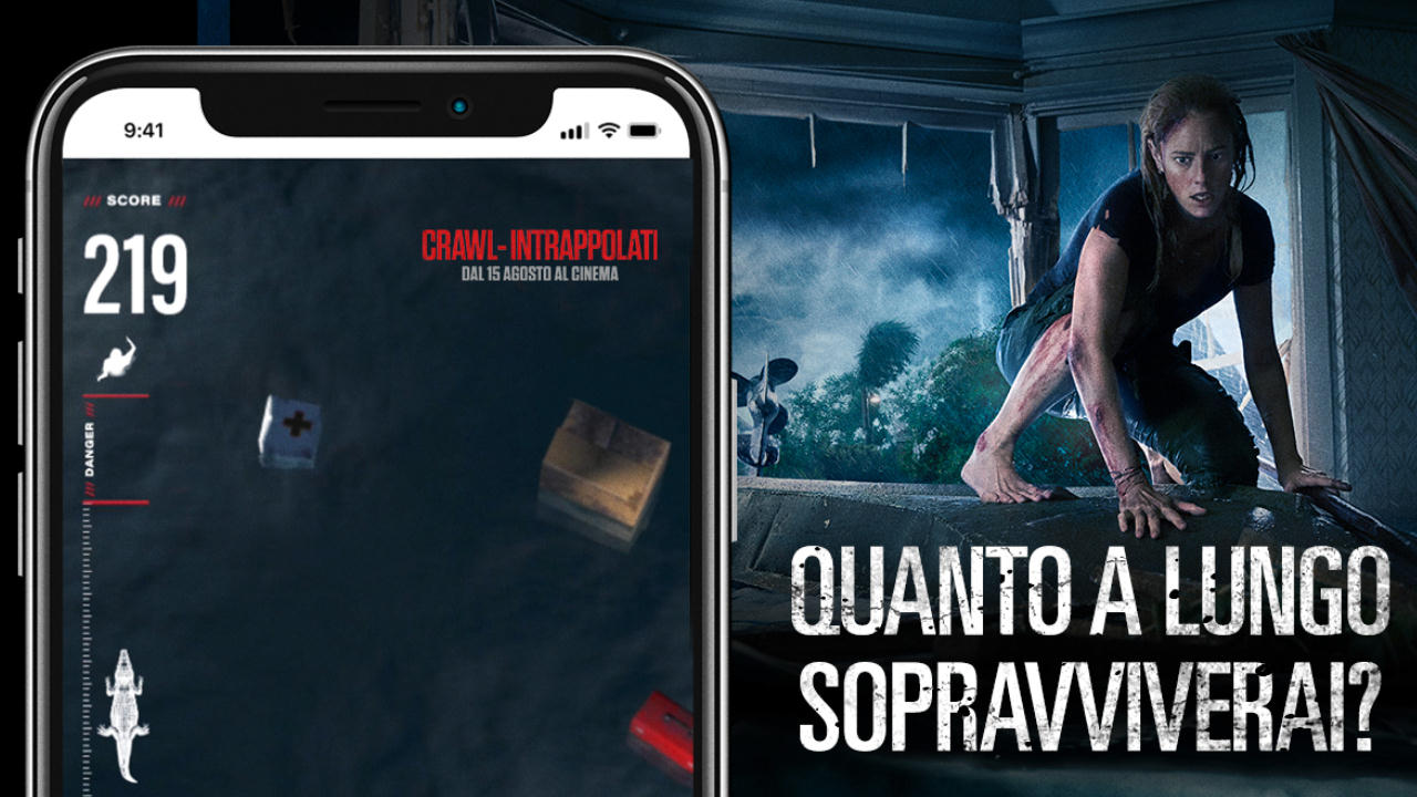 Crawl - Intrappolati: un gioco cotto e "mangiato" per fuggire dagli alligatori