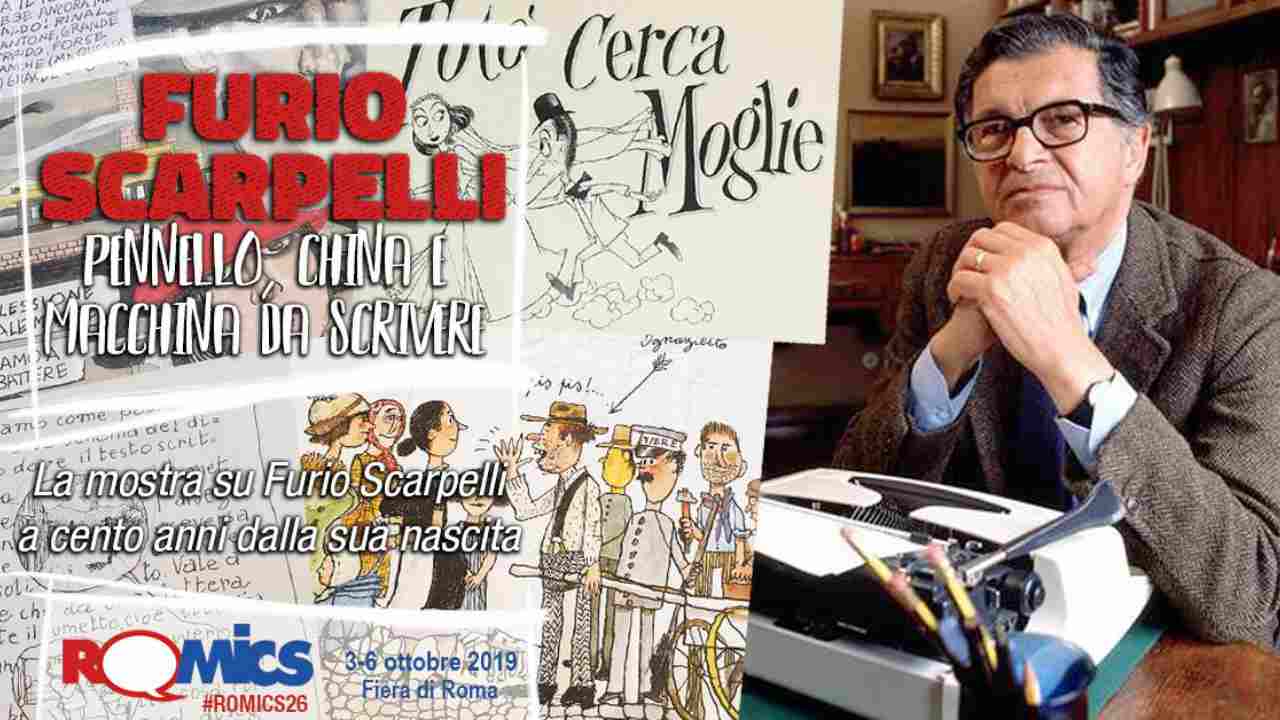Romics XXVI, Furio Scarpelli sceneggiatore e fumettista, un incontro e una mostra