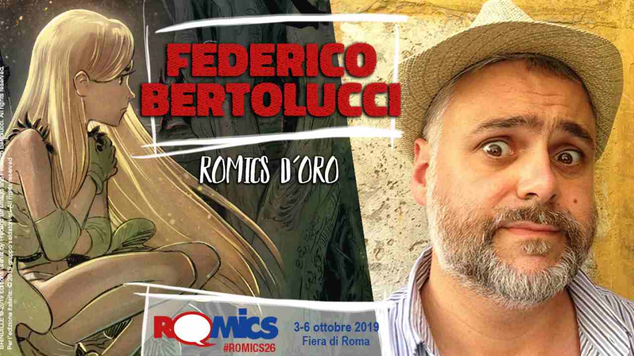 Romics XXVI, il fumettista Federico Bertolucci è uno dei Romics d'Oro di quest'edizione
