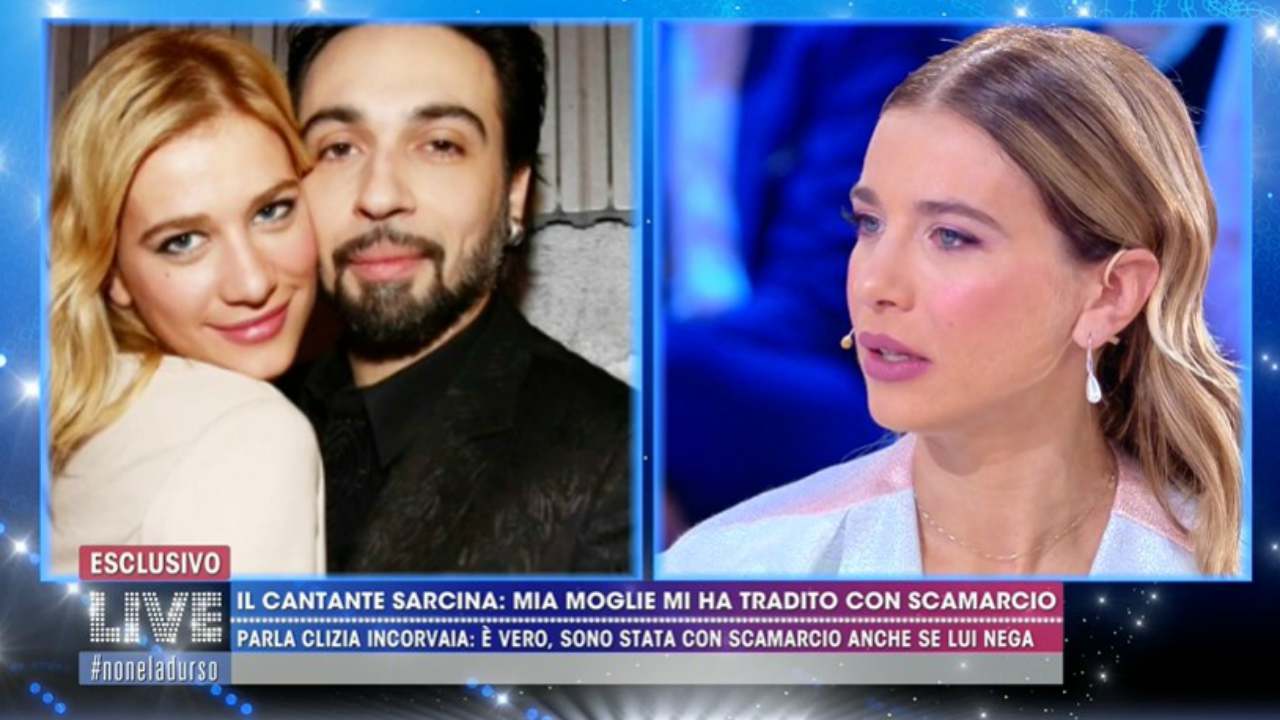 Clizia Incorvaia a Live - Non è la d'Urso, l'affondo all'ex marito Francesco Sarcina