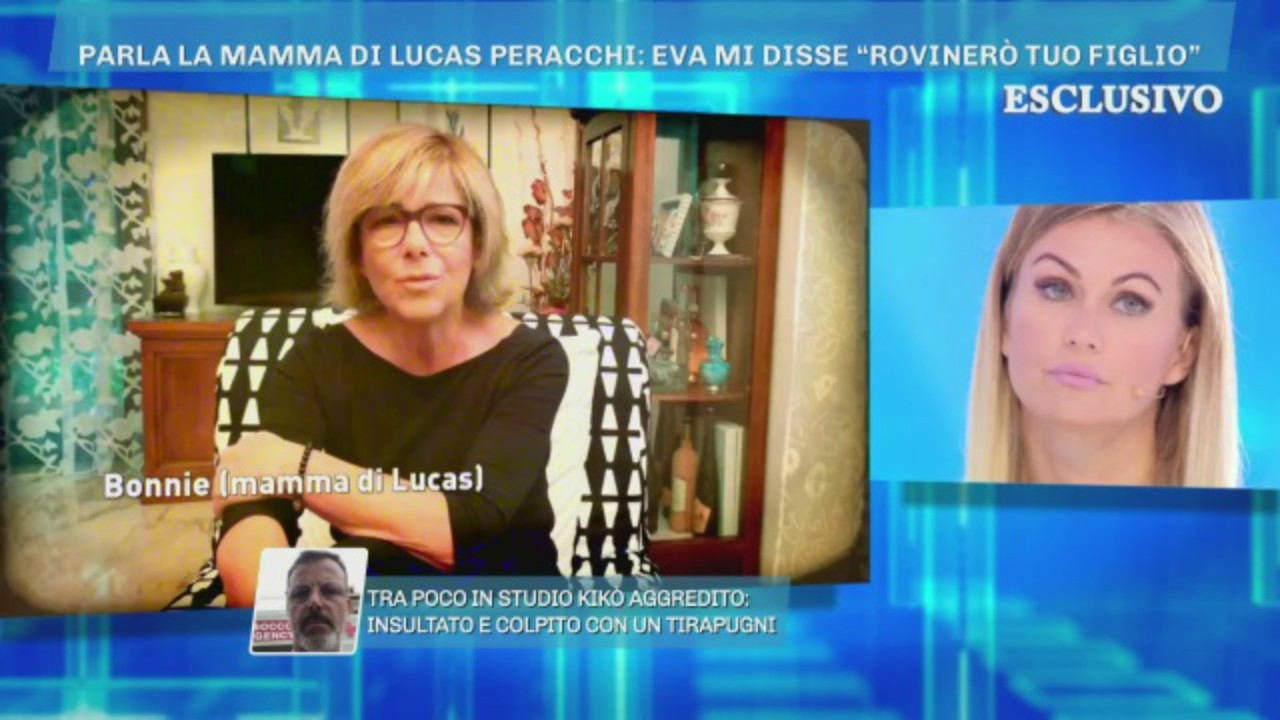 La madre di Lucas Peracchi a Domenica Live: "Eva Henger mi aveva detto che lo avrebbe rovinato"
