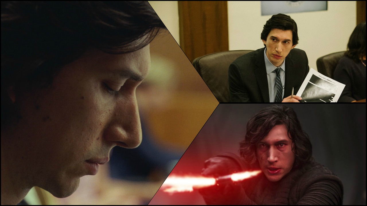 Adam Driver al cinema da oggi con Storia di un matrimonio e The Report (aspettando Kylo Ren e il nuovo Star Wars)