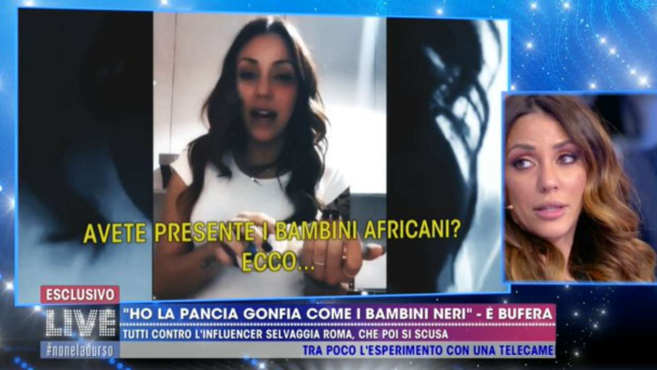 Selvaggia Roma E La Frase Choc Sui Bambini Africani L Intervento A Live Non E La