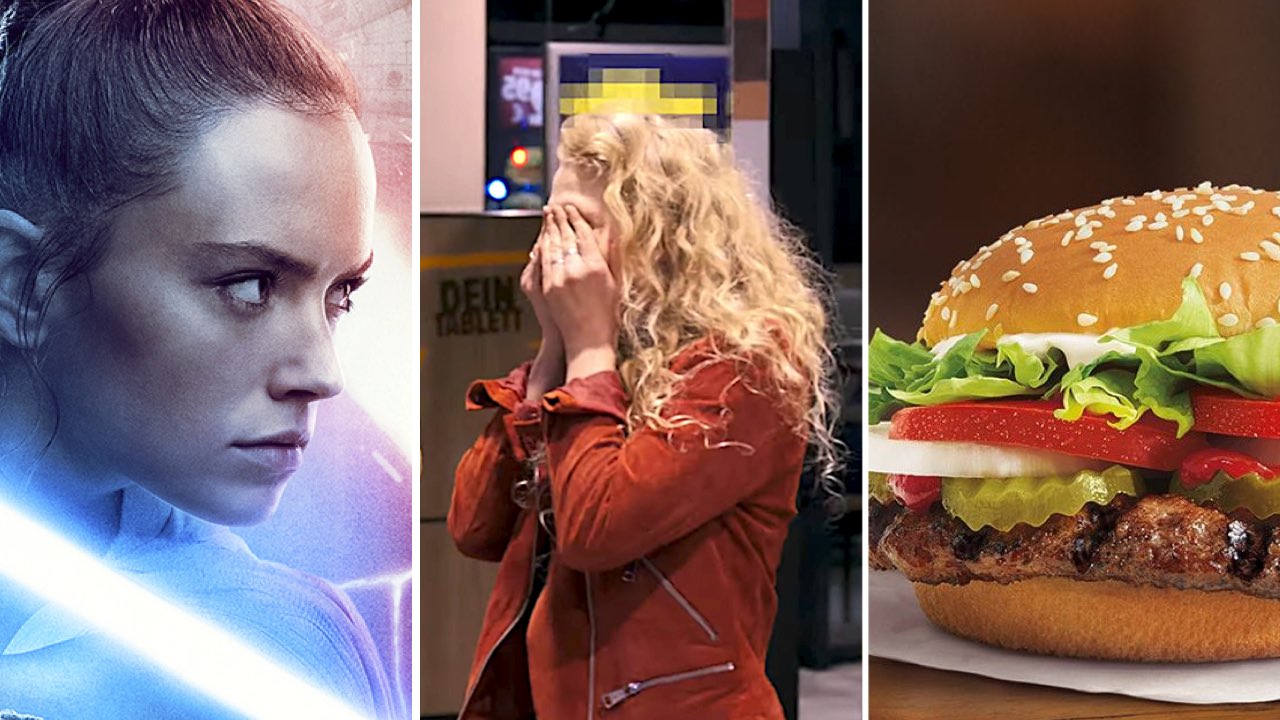 Leggi uno spoiler di Star Wars L'ascesa di Skywalker e hai un hamburger gratis (accade in Germania)