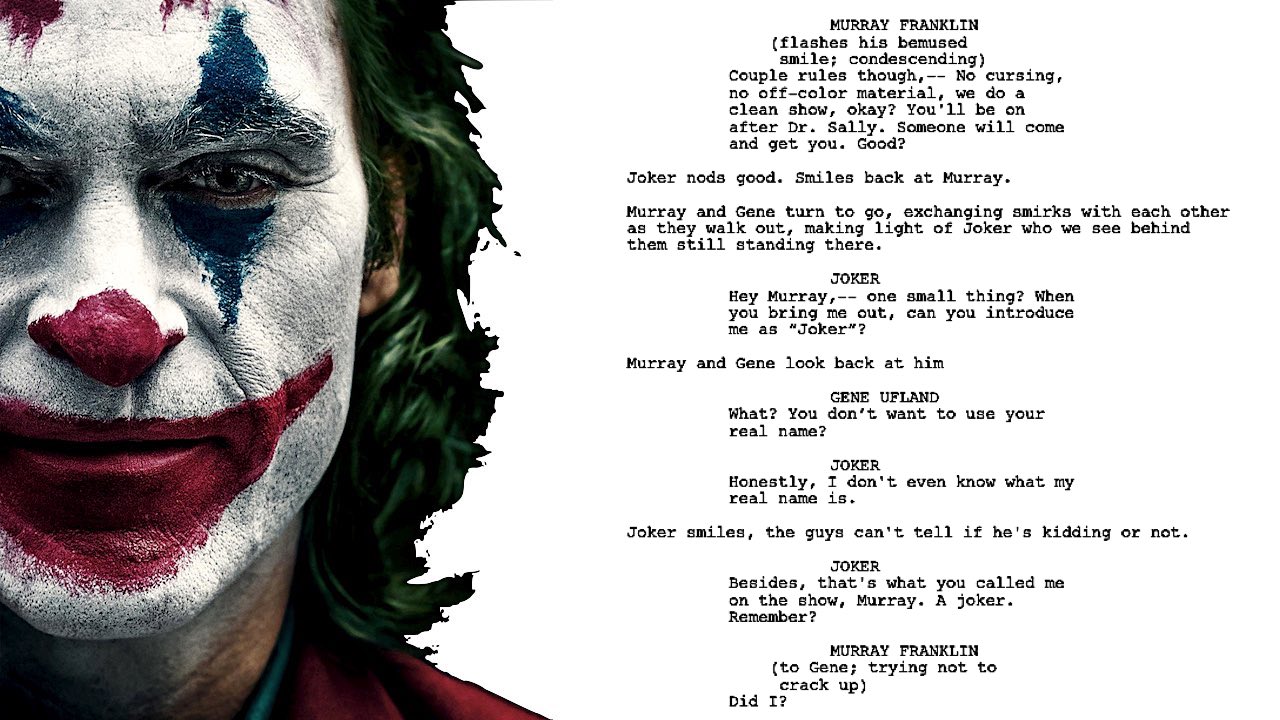 Joker: il link per scaricare lo script originale del film con Joaquin Phoenix
