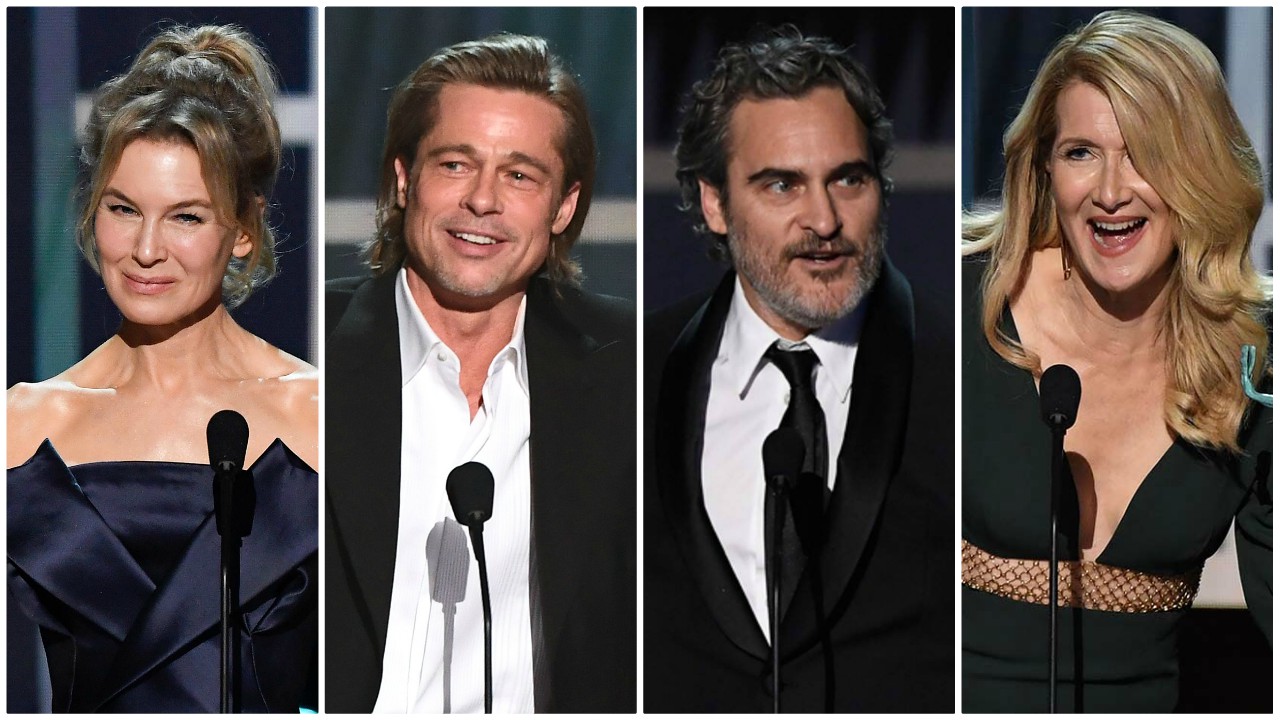 SAG Awards: Phoenix, Zellweger, Pitt e Dern sul carro dei vincitori