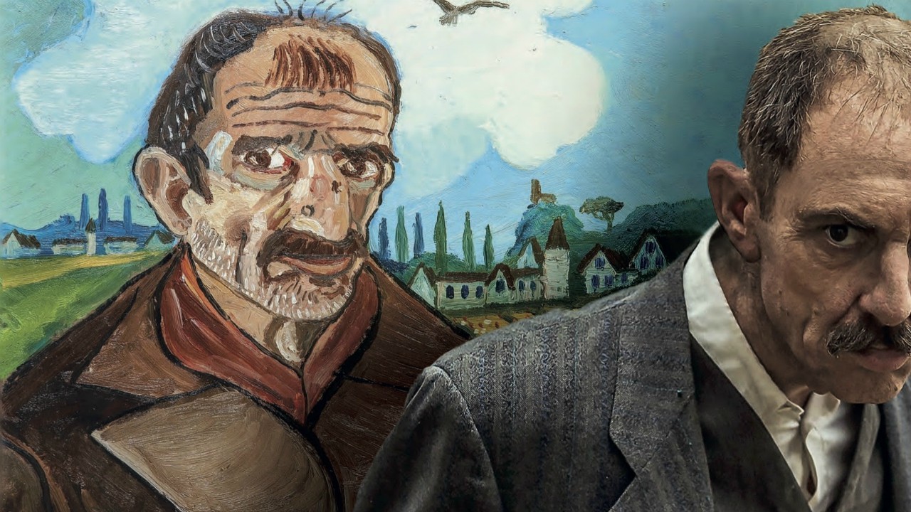 Volevo nascondermi: Elio Germano irriconoscibile nel poster ufficiale del film