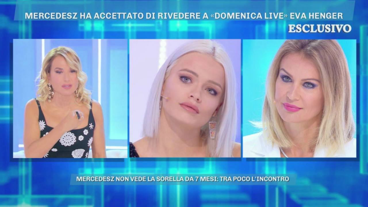 Domenica Live, l’incontro tra Eva e Mercedesz Henger: “Ho bisogno di gesti concreti per ricostruire la fiducia”