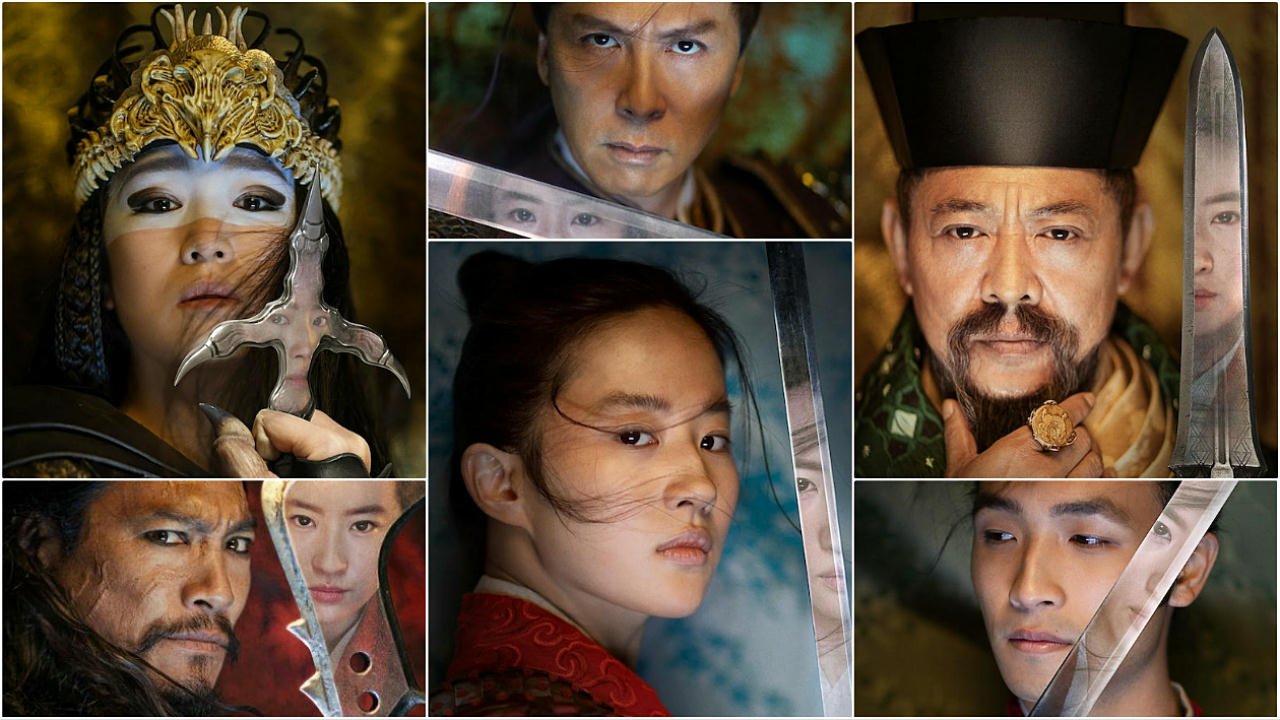 Mulan: gli "affilati" character poster del film Disney in uscita il 26 marzo