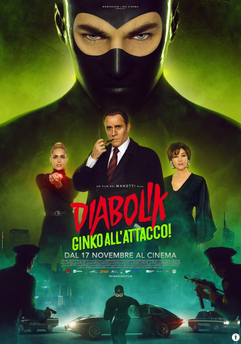 Diabolik - Ginko all'attacco!: ecco il poster Ufficiale del nuovo film ...
