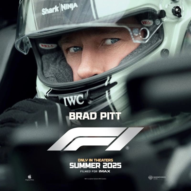 F1 Brad Pitt Poster