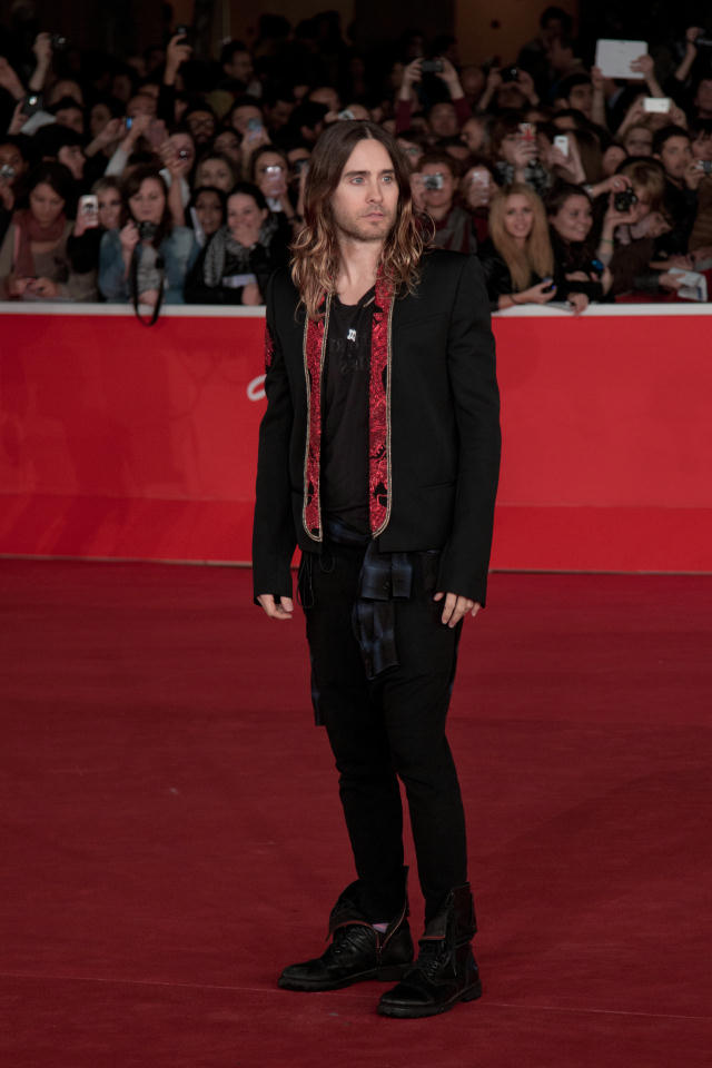 Jared Leto sul red carpet del Festival di Roma video e foto