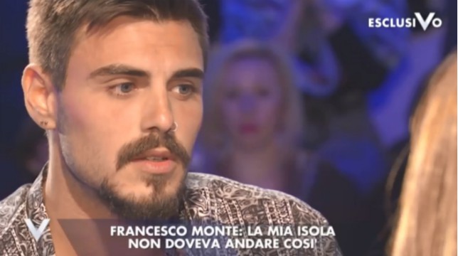 Isola dei Famosi 2018, Francesco Monte: “Vittima di un’ingiustizia”. Replica la Henger: “Dovrei denunciarlo io”