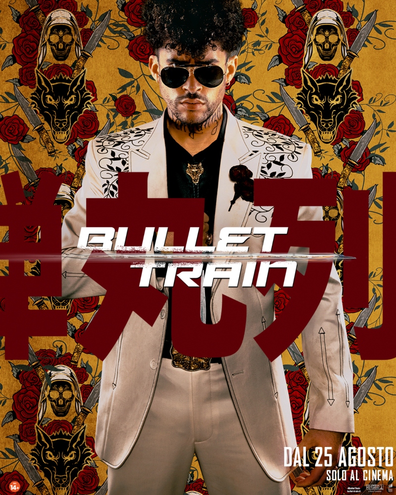 Bullet Train i favolosi character poster del film