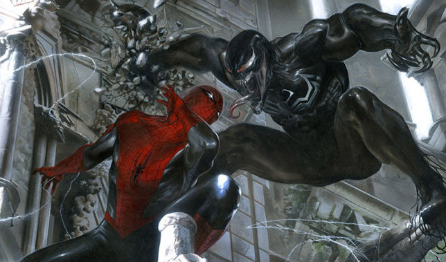 Spiderman disegnato da Gabriele Dell'Otto