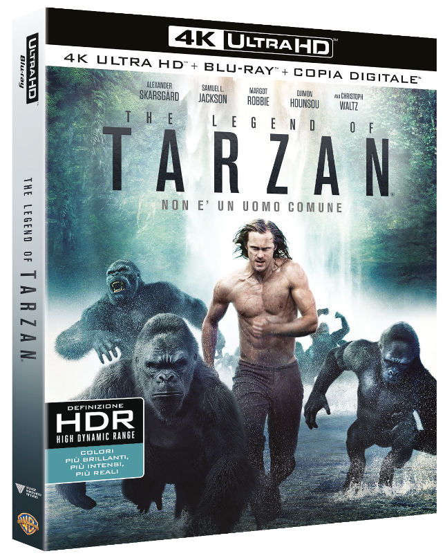 The Legend of Tarzan in Blu-ray e 4K