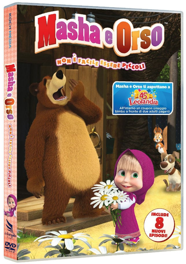 Masha E Orso Tornano Con Un Dvd E Un Ingresso Omaggio A Leolandia