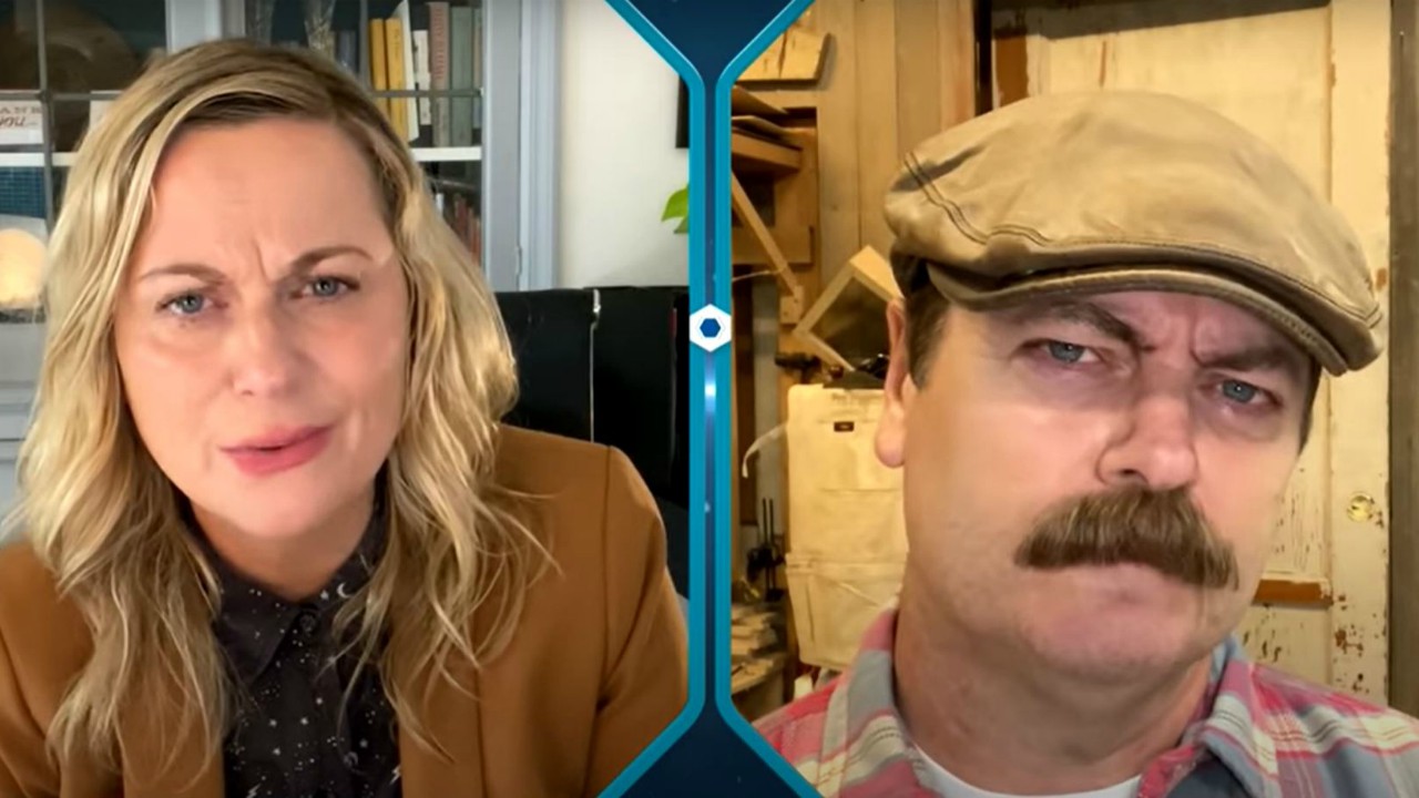 Parks and Recreation: Una divertente clip dell'episodio speciale che ha riunito il cast a distanza