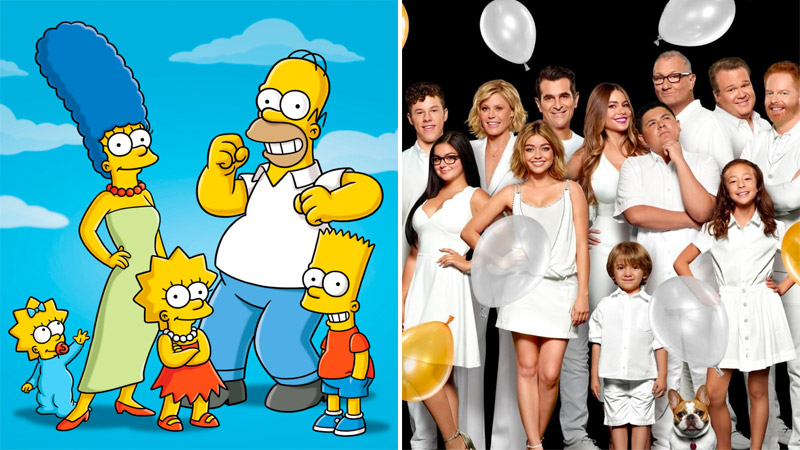 The Simpsons and Modern Family