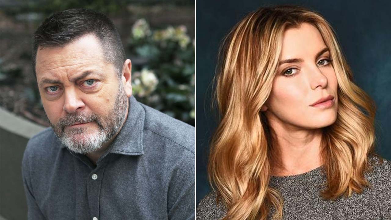 Death by Lightning: Nick Offerman e Betty Gilpin nella serie tv degli ideatori de Il Trono di Spade