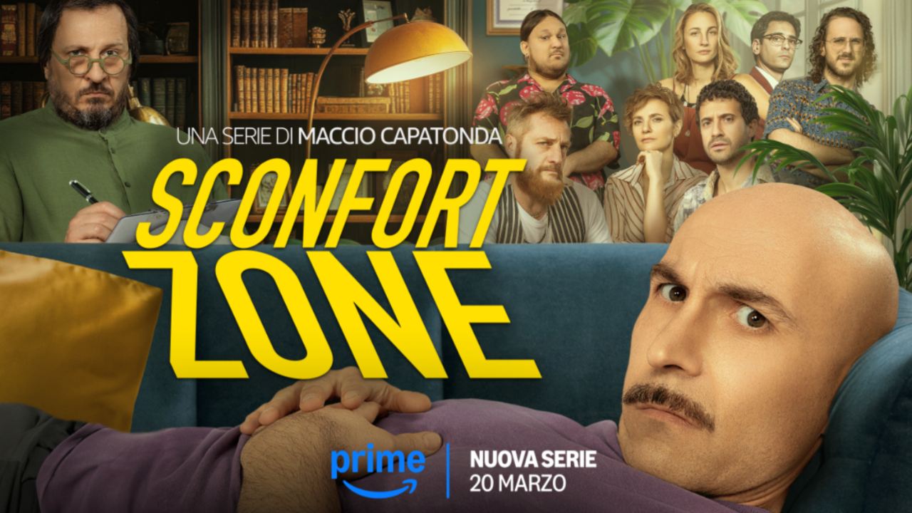 Sconfort Zone: ecco il fantasmagorico trailer ufficiale della nuova serie di Maccio Capatonda