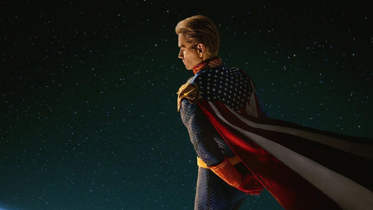 the boys 5 patriota osserva la distruzione del mondo nei teaser poster della stagione finale