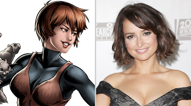 New Warriors Milana Vayntrub è Squirrel Girl Nella Serie Marvel 