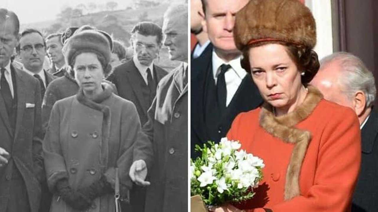 The Crown - Stagione 3: Le vere foto dopo il disastro di Aberfan