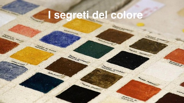 I segreti del colore
