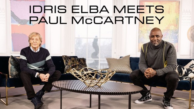 Idris Elba meets Paul McCartney