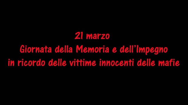 Speciale Tg3: Giornata della Memoria e dell'impegno in ricordo delle vittime innocenti delle mafie