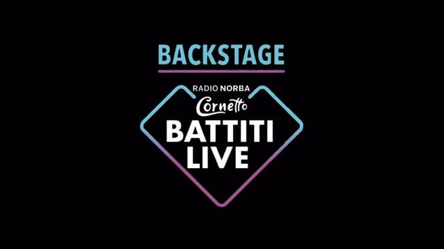 Backstage Cornetto Battiti Live