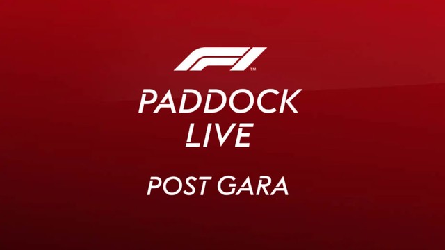 F1 Paddock Live Post Gara