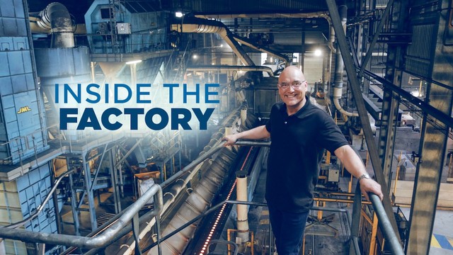 Inside the factory