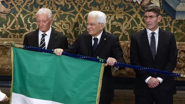 Cerimonia di riconsegna al Presidente della Repubblica della Bandiera Italiana da parte degli atleti di ritorno dai Giochi Olimpici e Paralimpici Invernali di Milano Cortina 2026