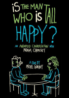 Is the man who is tall happy?