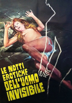 Locandina LE NOTTI EROTICHE DELL'UOMO INVISIBILE